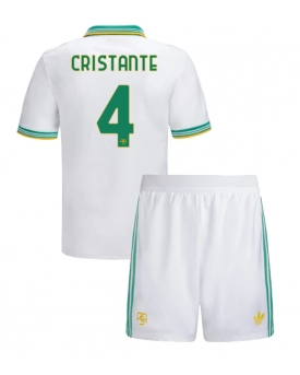 Billige Fotballdrakt AS Roma Bryan Cristante #4 Replika Tredjedraktsett Barn 2025-26 Kortermet (med bukser)